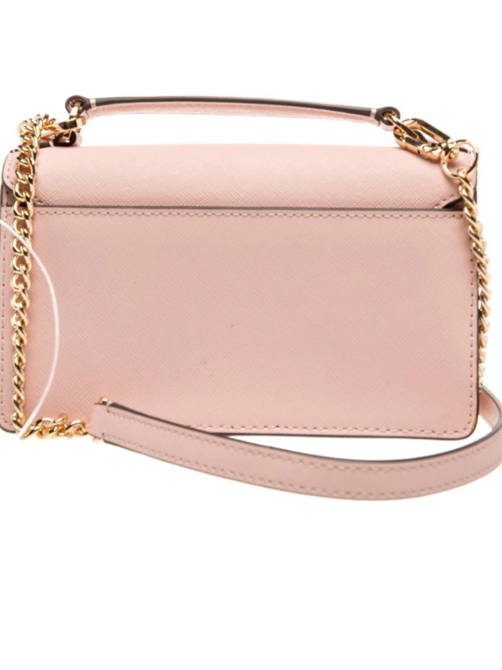 Tory Burch Powder Pink Leather Top-Handle Crossbody with Gold Hardware - Picture 3 of 14